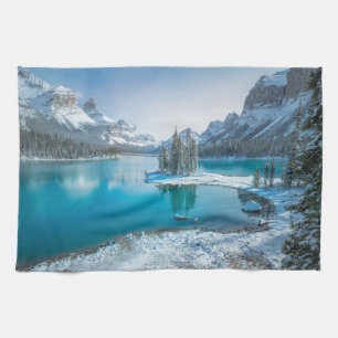 Paño De Cocina Agua   Parque nacional Jasper de invierno, Canadá