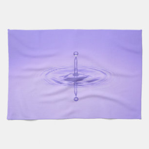 Paño De Cocina Agua púrpura Gota Reflexión Amor Océano ilimitado