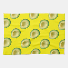 Paño De Cocina Aguacante amarillo Guacamole Verde 4Kiki