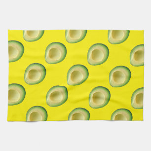 Paño De Cocina Aguacante amarillo Guacamole Verde 4Kiki