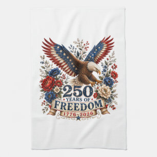 Paño De Cocina Águila del 250 Aniversario de la Libertad EEUU