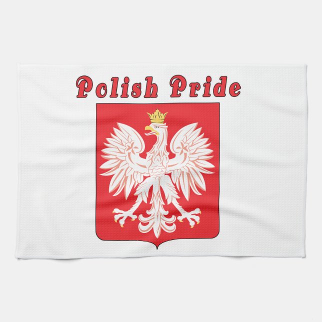 Paño De Cocina Águila del Orgullo Polaco (Horizontal)