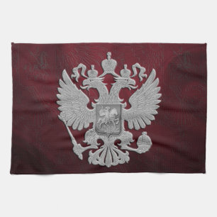 Paño De Cocina Aguila doble del escudo de armas ruso