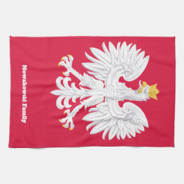 Paño De Cocina Águila polaca 🦅 Polski Polonia Escudo rojo