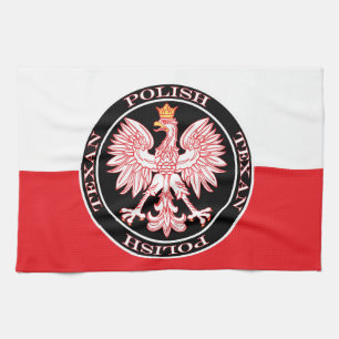 Paño De Cocina Águila texana redonda de Polonia