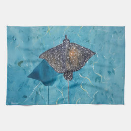 Paño De Cocina Águila vista Stingray - Océano