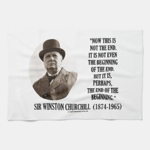 Paño De Cocina Ahora esto no el principio del final (Winston