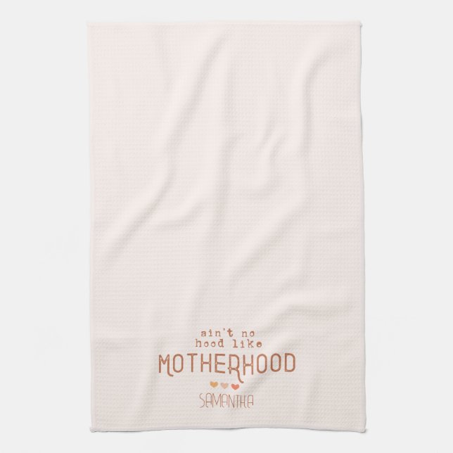 Paño De Cocina Aint No Hood Like Motherhood (Vertical)