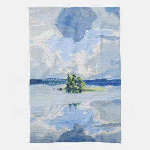 Paño De Cocina Akseli Gallen-Kallela - Nubes sobre un lago