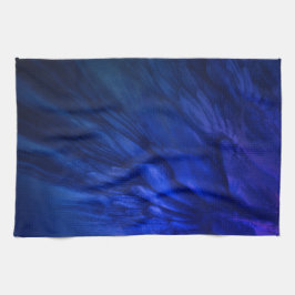 Paño De Cocina Alas místicas con plumas azules profundas