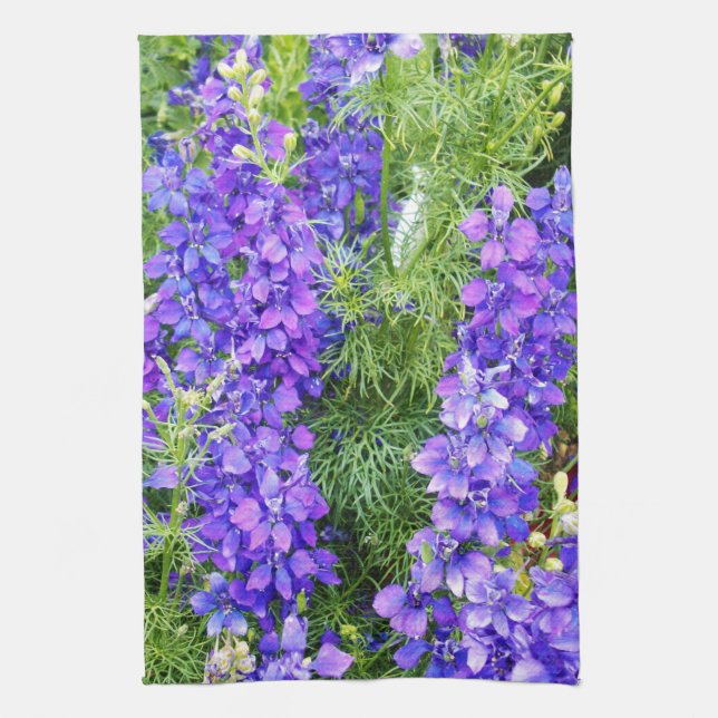 Paño De Cocina Albornoces de lavanda morada, (Vertical)