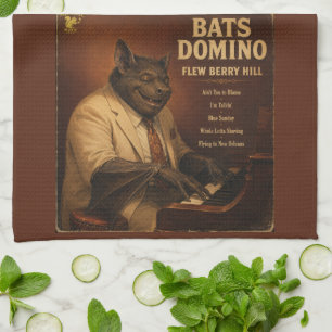 Paño De Cocina Álbum de Bats Domino: una Parodia