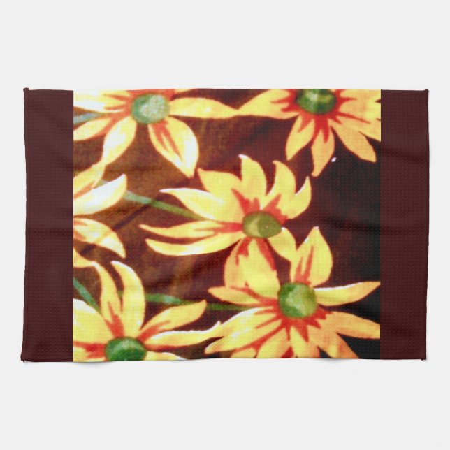 Paño De Cocina Alegres girasoles (Horizontal)