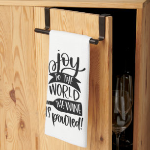 Paño De Cocina Alegría Graciosa: Vino Vertido