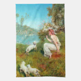 Paño De Cocina Alegrias de la Primavera (por John Collier)