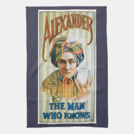 Paño De Cocina Alejandro, el hombre que sabe, el Poster de la mag