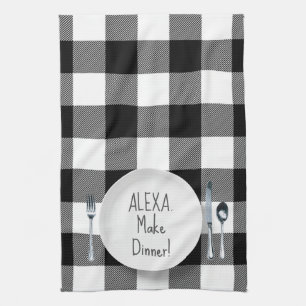 Paño De Cocina Alexa Command Humor