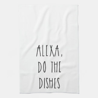 Paño De Cocina Alexa Do the Dishes Rae Dunn Inspirado