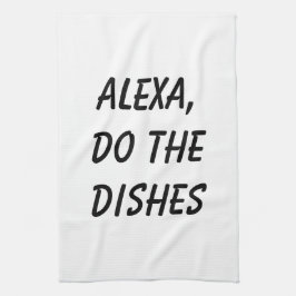 Paño De Cocina Alexa, haz los platos