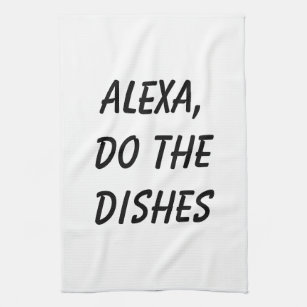 Paño De Cocina Alexa, haz los platos