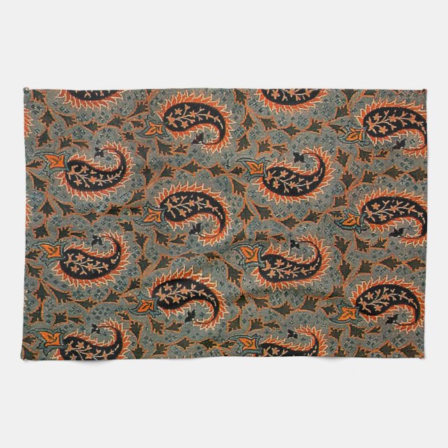 Paño De Cocina Alfombra Persa Oriental Paisley (Horizontal)