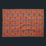 Paño De Cocina Alfombra Roja Turca Oriental<br><div class="desc">Moqueta oriental colorida,  turca persa.</div>