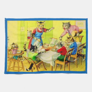 Paño De Cocina Alfred Mainzer gatilla Huerta de la cena