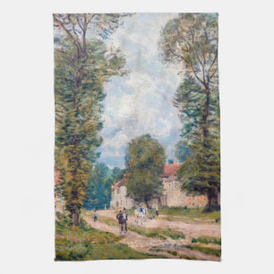 Paño De Cocina Alfred Sisley - La carretera de Versalles