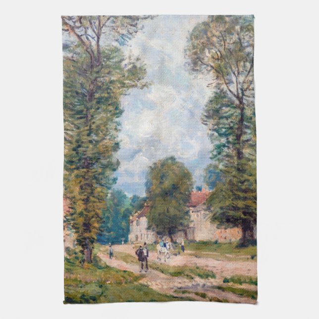 Paño De Cocina Alfred Sisley - La carretera de Versalles (Vertical)