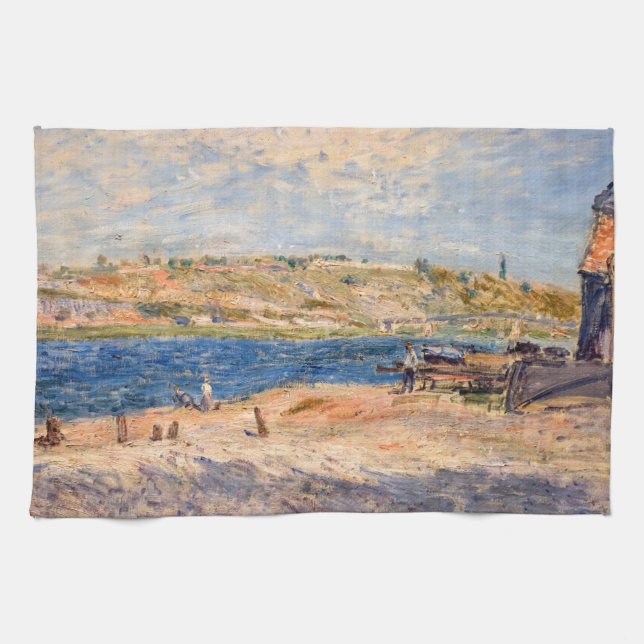 Paño De Cocina Alfred Sisley - Riberas de Saint-Mammes (Horizontal)