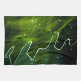 Paño De Cocina Algas verdes y ktcnm de agua