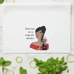 Paño De Cocina "¡Algunos Hombres Son Una Receta Para El Desastre!