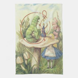Paño De Cocina Alice se reúne con la oruga