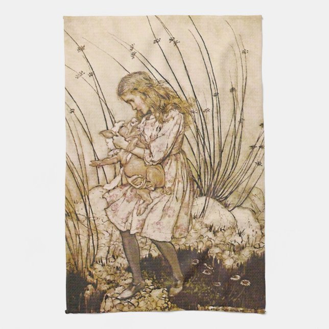 Paño De Cocina Alice y el bebé 1 (Vertical)