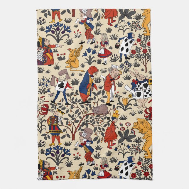 Paño De Cocina Alicia en el país de las maravillas (Vertical)