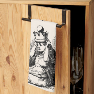 Paño De Cocina Alicia vintage en el país de las maravillas, Alici