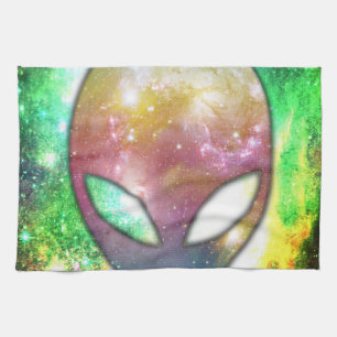 Paño De Cocina Alien espacial