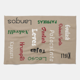 Paño De Cocina Alimentos húngaros