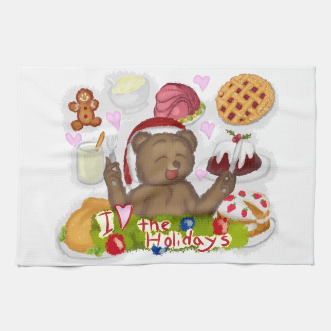 Paño De Cocina Alimentos para vacaciones (Horizontal)