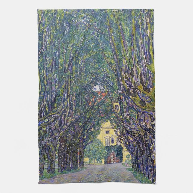 Paño De Cocina Allee en Schloss Kammer, Gustav Klimt (Vertical)