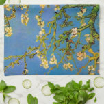 Paño De Cocina Almendro en flor de Vincent van Gogh<br><div class="desc">Almendro en flor de Vincent van Gogh es una pintura vintage de arte fino postimpresionista de naturaleza muerta floral que presenta flores floreciendo en las ramas de un almendro en un jardín. El cielo azul está en el fondo. Acerca del artista: Vincent Willem van Gogh (1853 -1890) fue uno de...</div>