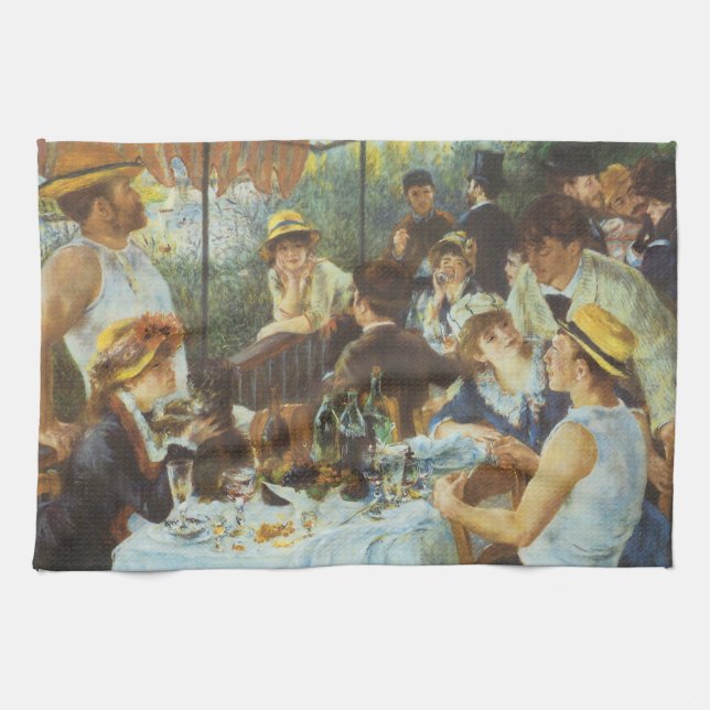 Paño De Cocina Almuerzo de los remeros de Pierre Renoir (Horizontal)