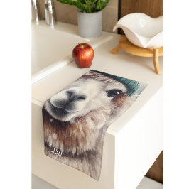 Paño De Cocina Alpaca dulce de invierno, personalizado