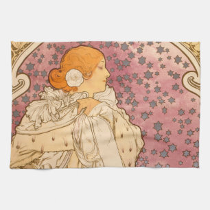 Paño De Cocina Alphonse Mucha La Dame Aux Camelias: Art Nouveau