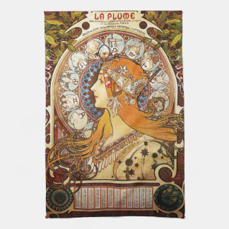 Paño De Cocina Alphonse Mucha Zodiac