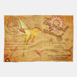 Paño De Cocina Alumnos de la isla tropical