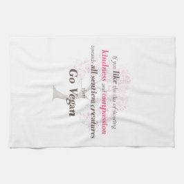 Paño De Cocina Amabilidad y compasión veganas