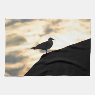 Paño De Cocina Amanecer de las gaviotas marinas
