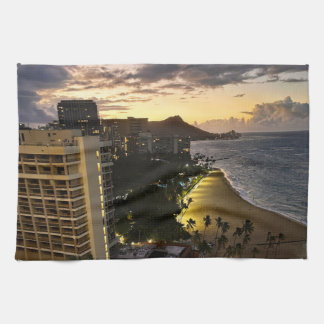 Paño De Cocina Amanecer de Waikiki