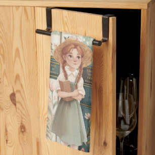 Paño De Cocina Amante de los Libros   Ana de las Tejas Verdes   L